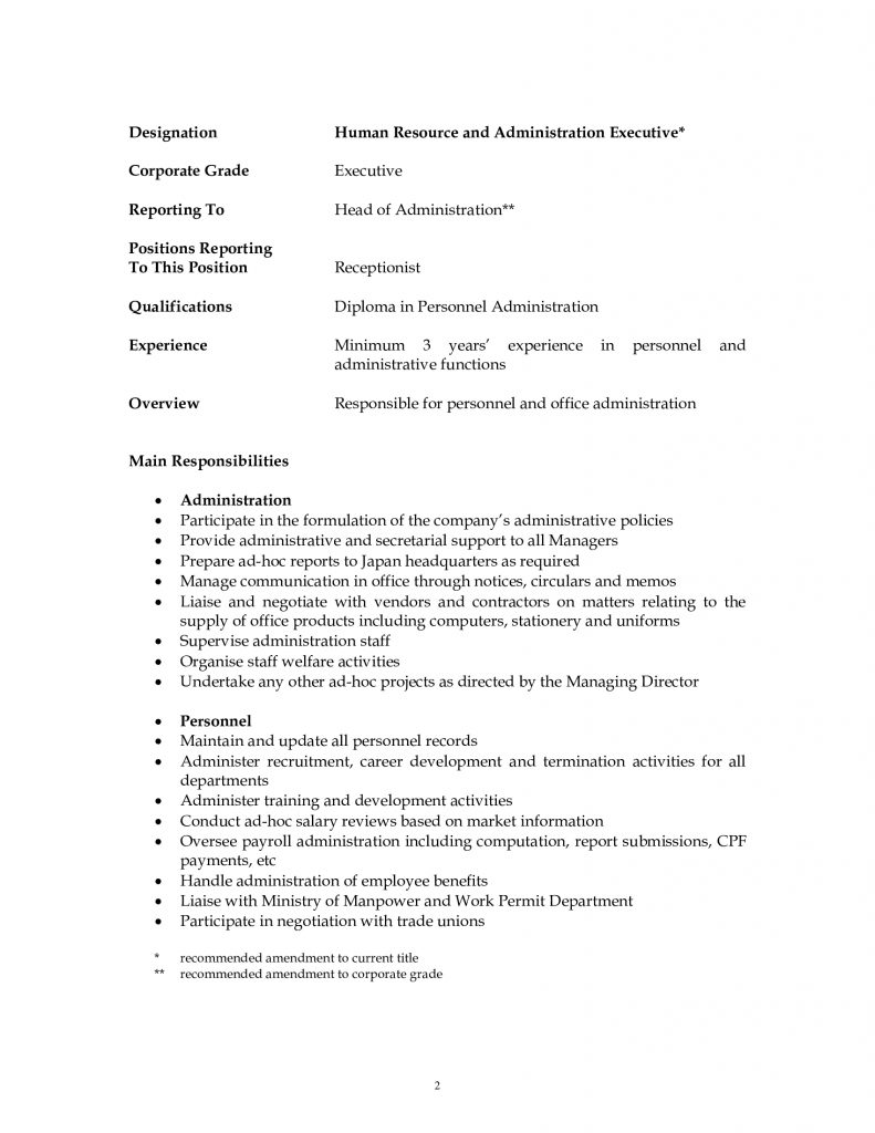 Job Description Doc