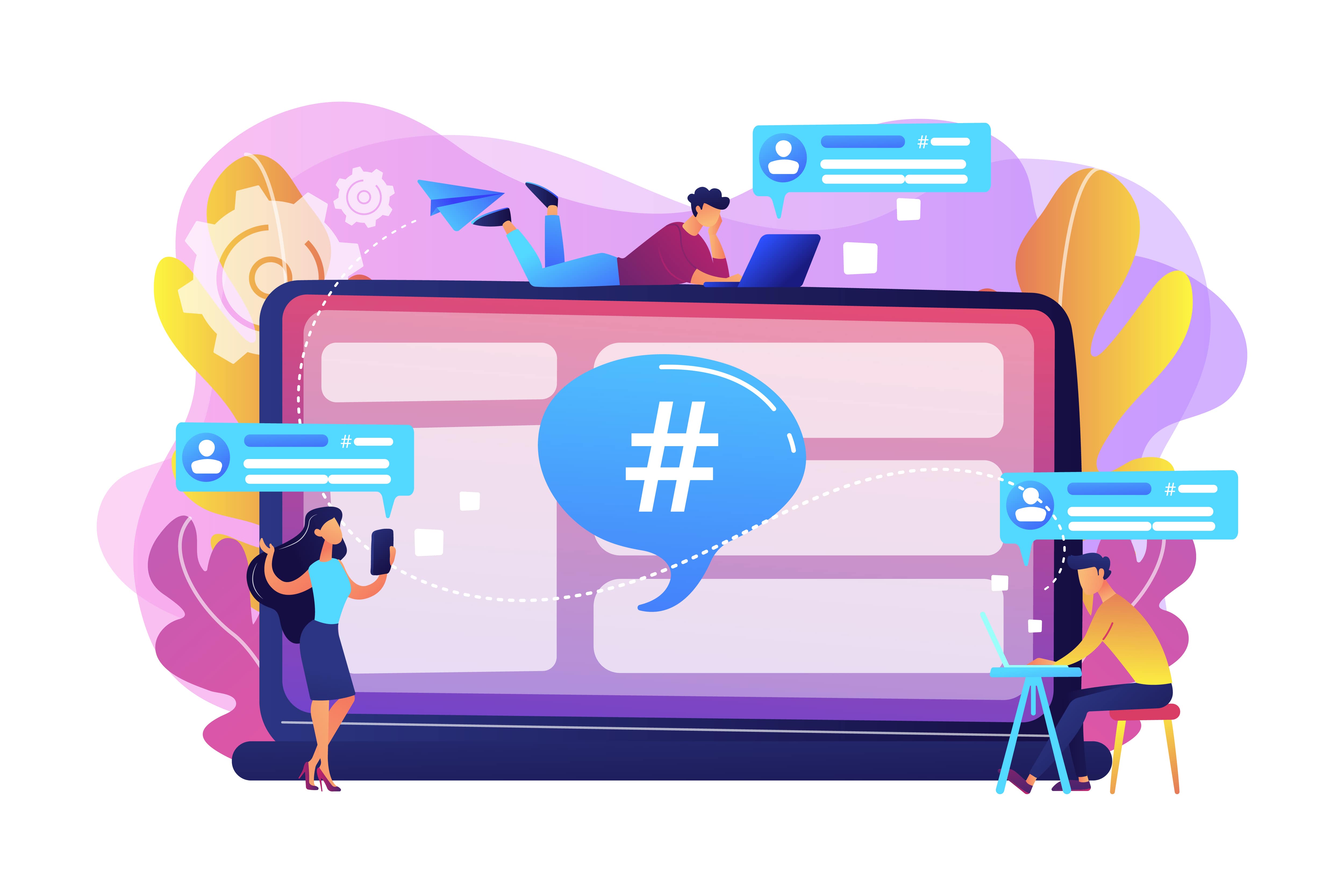 use viral trends and hashtags to your advantage