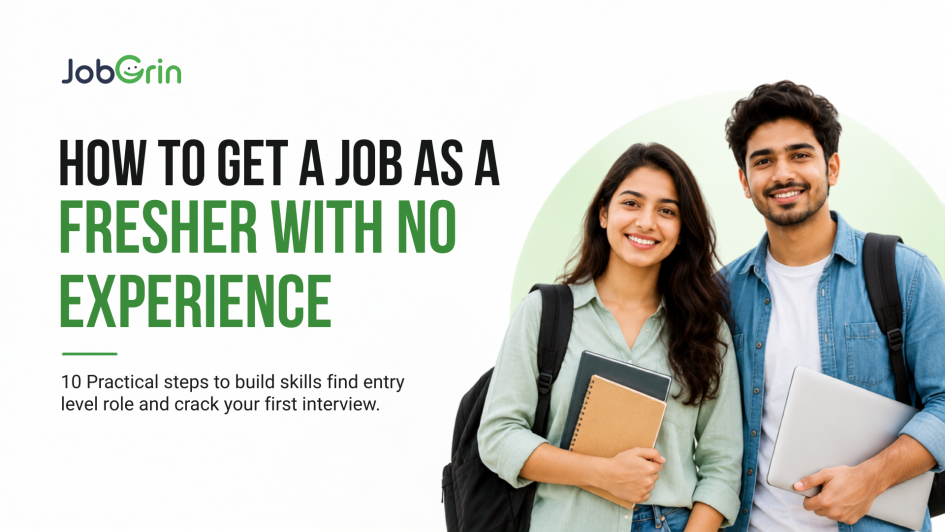 How to get a job as a fresher