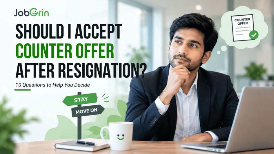 Should I Accept Counter Offer After Resignation